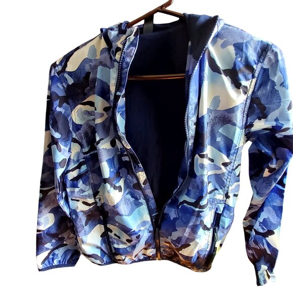 All In Motion Kids Camo Jacket  • Eco-friendly recycled materials Size L Blue - Picture 3 of 8